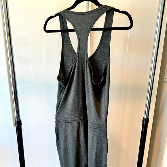 Vuori Lux Jumpsuit Charcoal Heather - Size Medium - Picture 6 of 10